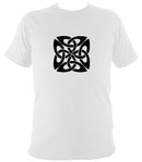 Celtic Square-ish Knot T-Shirt - T-shirt - White - Mudchutney