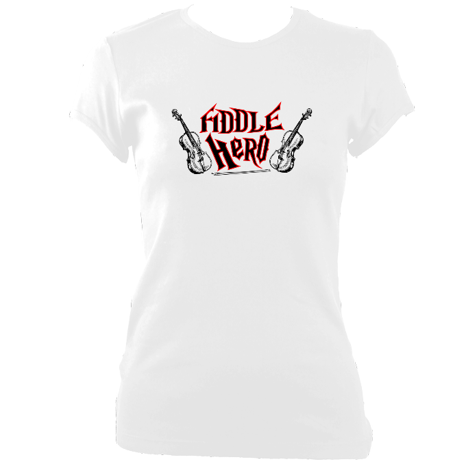 Fiddle Hero Women's Fitted T-shirt