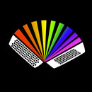 Rainbow Chromatic Accordion T-shirt - T-shirt - - Mudchutney