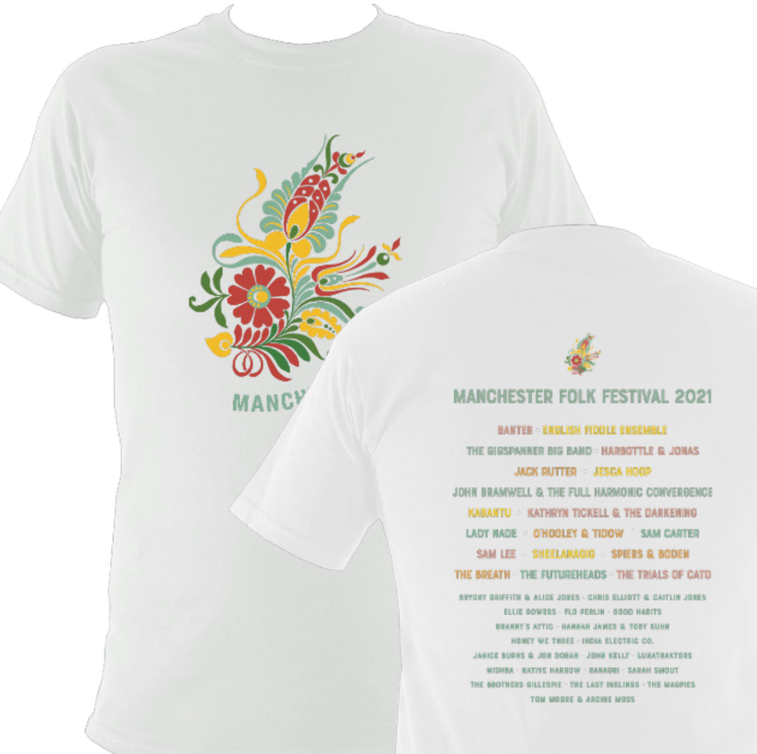 Manchester Folk Festival 2021 T-shirt