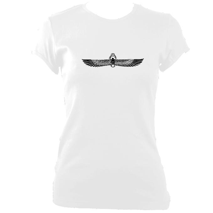 Winged Scarab Fitted T-Shirt