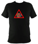 Warning Melodeon T-Shirt - T-shirt - Black - Mudchutney