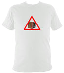 Warning Melodeon T-Shirt - T-shirt - White - Mudchutney