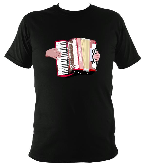 Piano Accordion and Hands T-Shirt