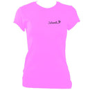 update alt-text with template Ladies Fitted Saltarelle T-shirt - T-shirt - Azalea - Mudchutney