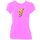 update alt-text with template Lightening Fitted T-Shirt - T-shirt - Azalea - Mudchutney