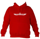 Winged Scarab Hoodie-Hoodie-Fire red-Mudchutney