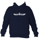 Winged Scarab Hoodie-Hoodie-Oxford navy-Mudchutney