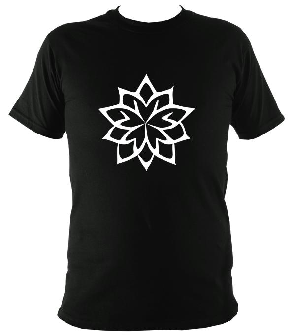 Five Sided Geometric Flower T-Shirt