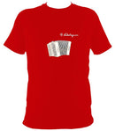 Castagnari Lilly Melodeon T-Shirt - T-shirt - Red - Mudchutney