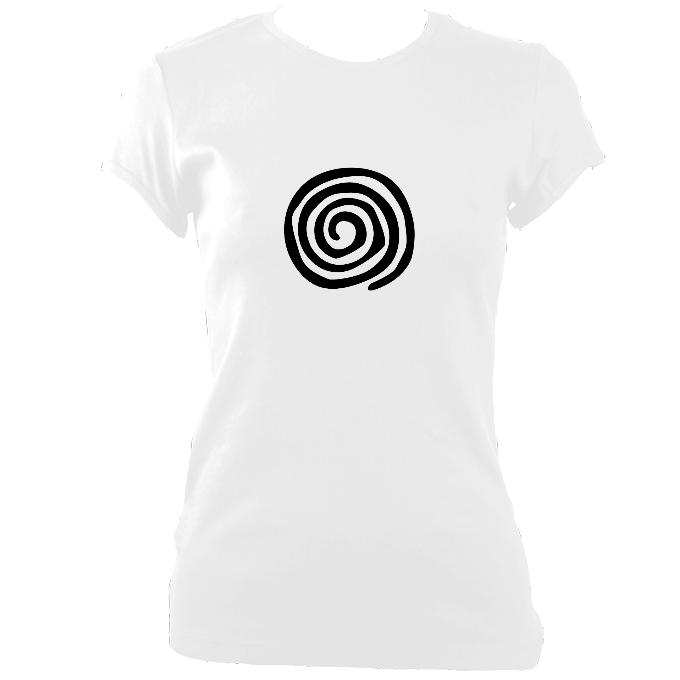 Spiral Fitted T-Shirt