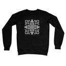 Ornamental Square Crew Neck Sweatshirt