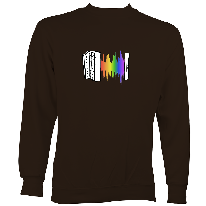 Rainbow Sound Wave Melodeon Sweatshirt