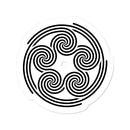 Celtic 5 Circles Sticker