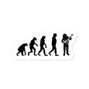 Evolution of Banjo Players Sticker