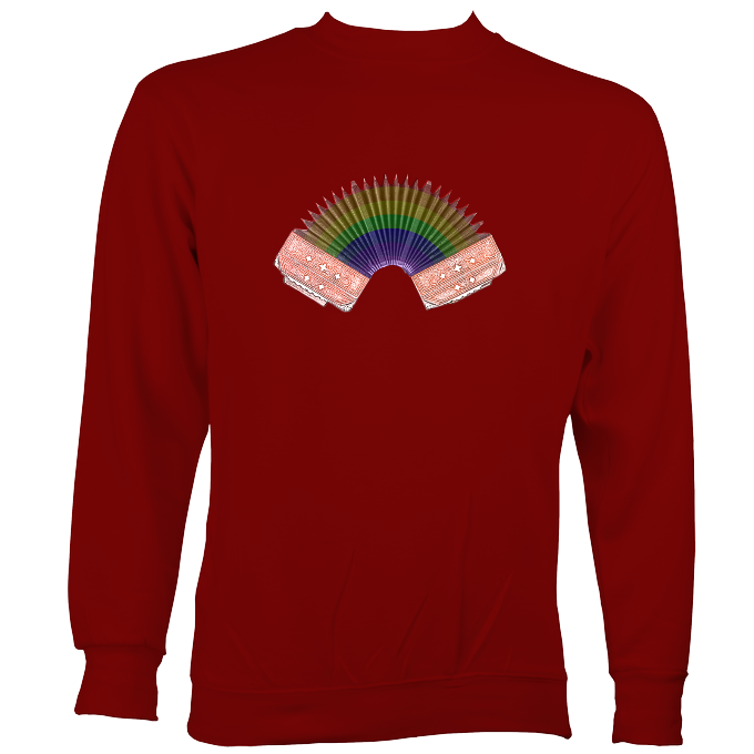 Rainbow Accordion Sweatshirt