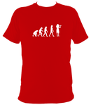 Evolution of Female Fiddle Players T-shirt