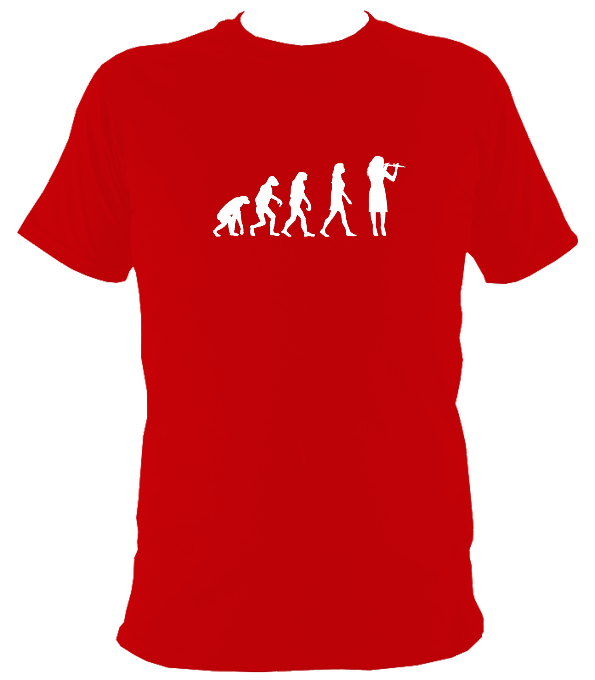 Evolution of Female Fiddle Players T-shirt