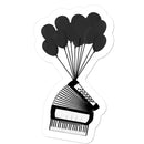 Banksy Style Accordion Sticker