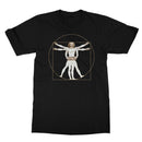 Da Vinci Vitruvian Man Concertina T-Shirt