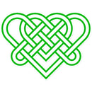 Celtic woven hearts Sticker