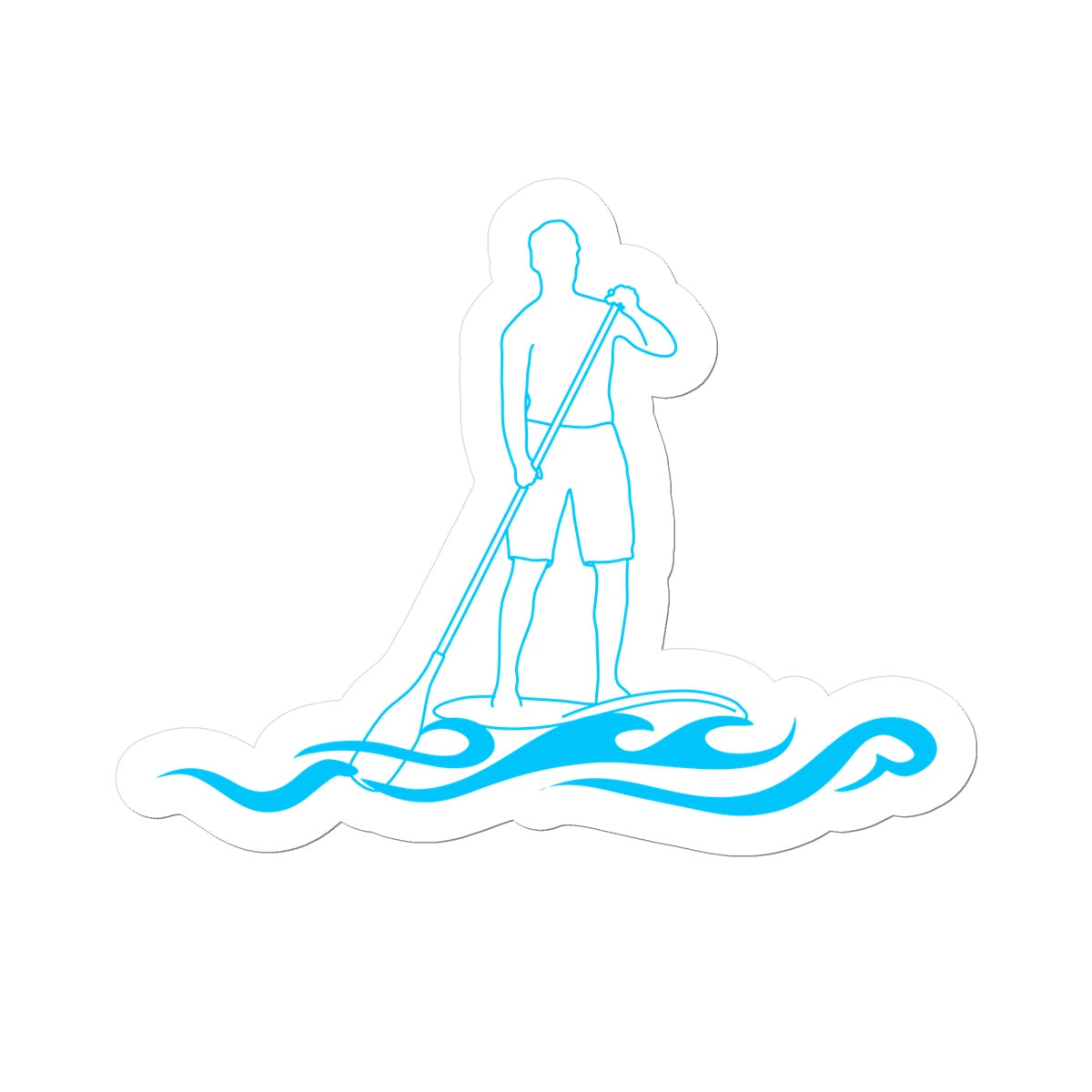 Stand Up Paddleboard Sticker