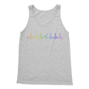 Rainbow Heartbeat Guitar Tank Top