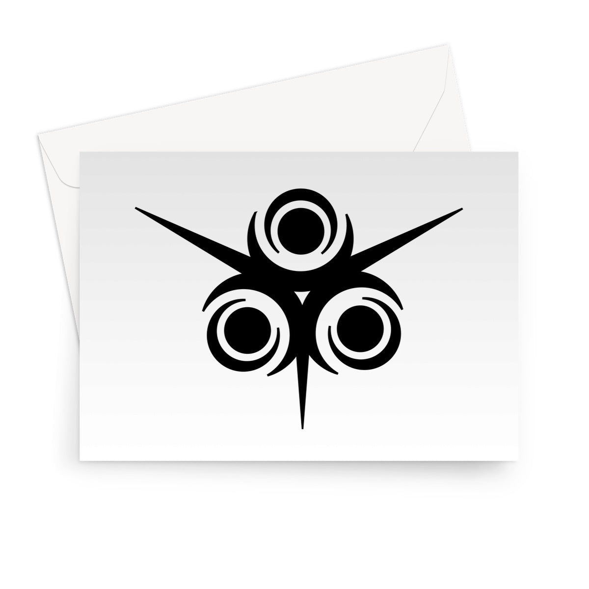 Star And Circle Tribal Greeting Card