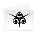 Star And Circle Tribal Greeting Card