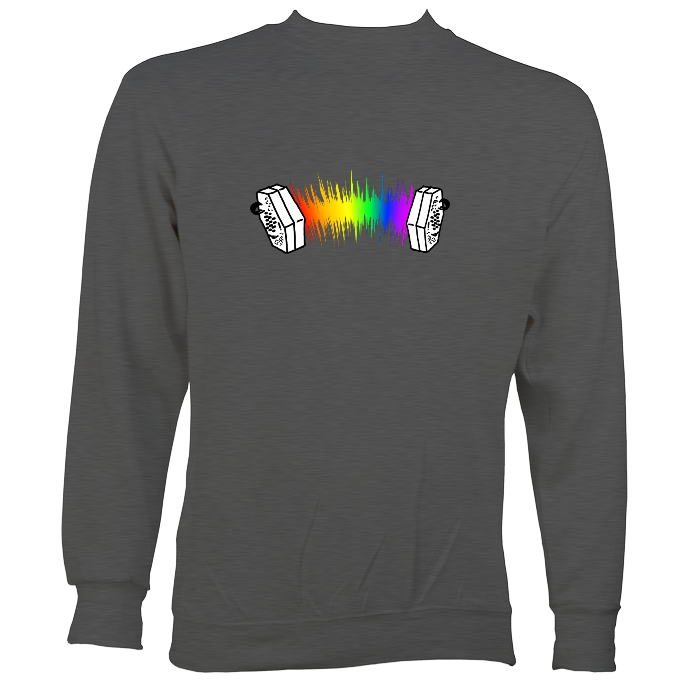 Rainbow Sound Wave Concertina Sweatshirt