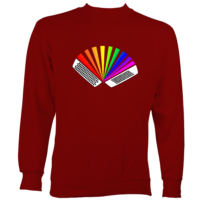 Rainbow Chromatic Accordion Sweatshirt