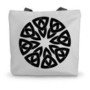 Celtic Petals Canvas Tote Bag