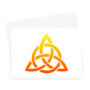 Fiery Celtic Trinity Greeting Card