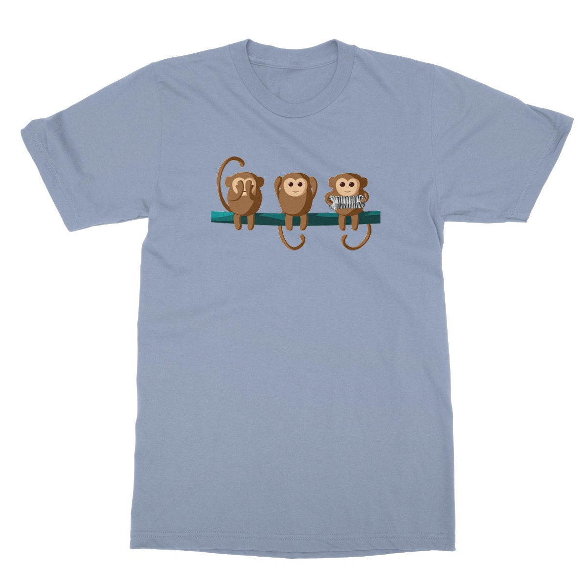 Play No Concertina Monkeys T-shirt