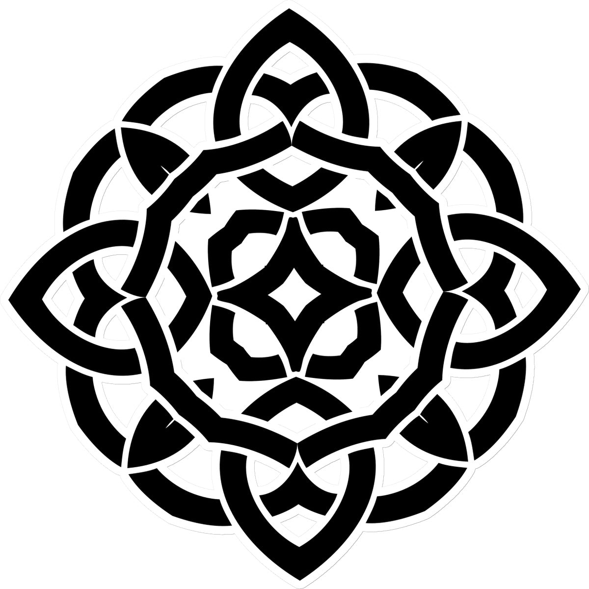 Celtic Flower Sticker