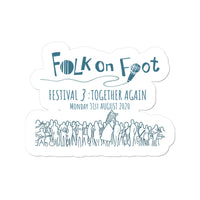 Folk on Foot 3 - Aug 2020 Sticker