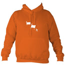 Primative Cave Animals Hoodie-Hoodie-Burnt orange-Mudchutney