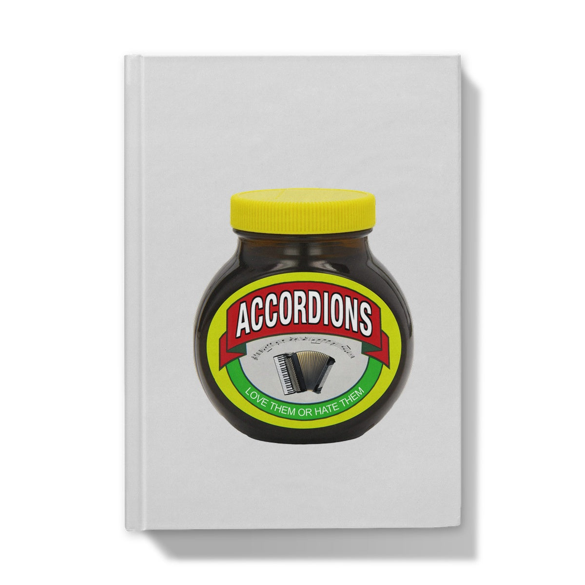 Love Hate Accordions Hardback Journal