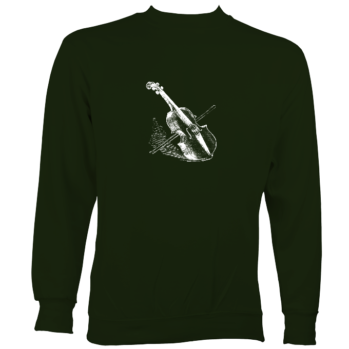 Fiddle and Bow Sketch Sweatshirt