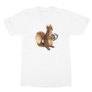 Concertina Playing Squirrel T-shirt