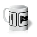 Eat Sleep & Play Concertina Mug