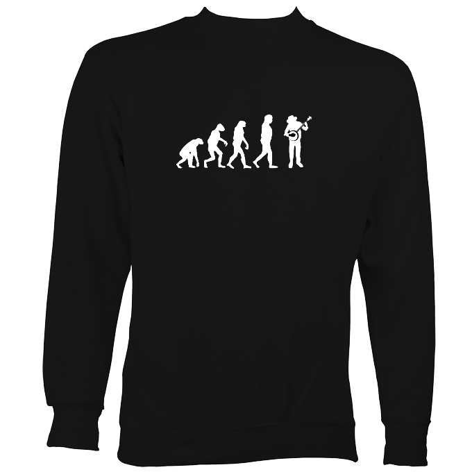 Evolution of Banjo Players Sweatshirt