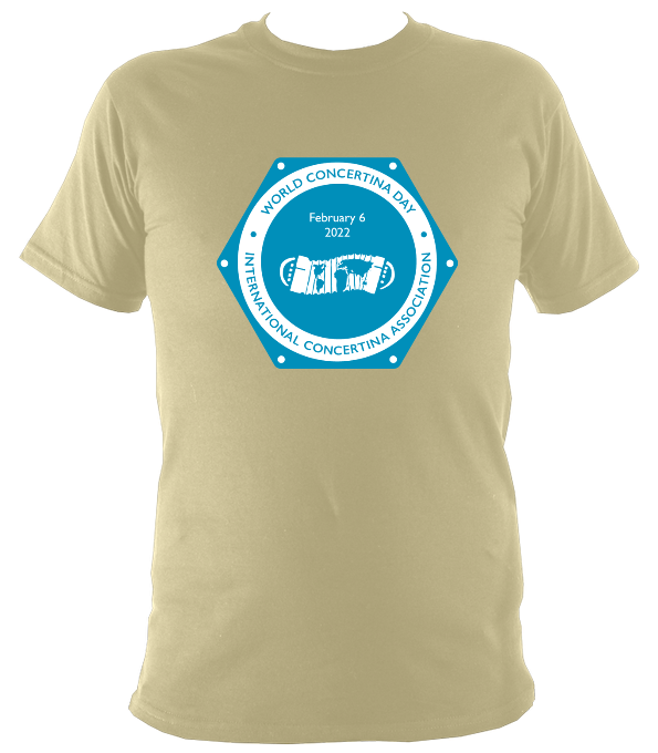 World Concertina Day 2022 T-shirt (printed in UK)