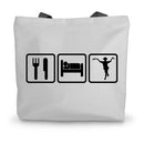 Eat Sleep & Morris Dance Canvas Tote Bag