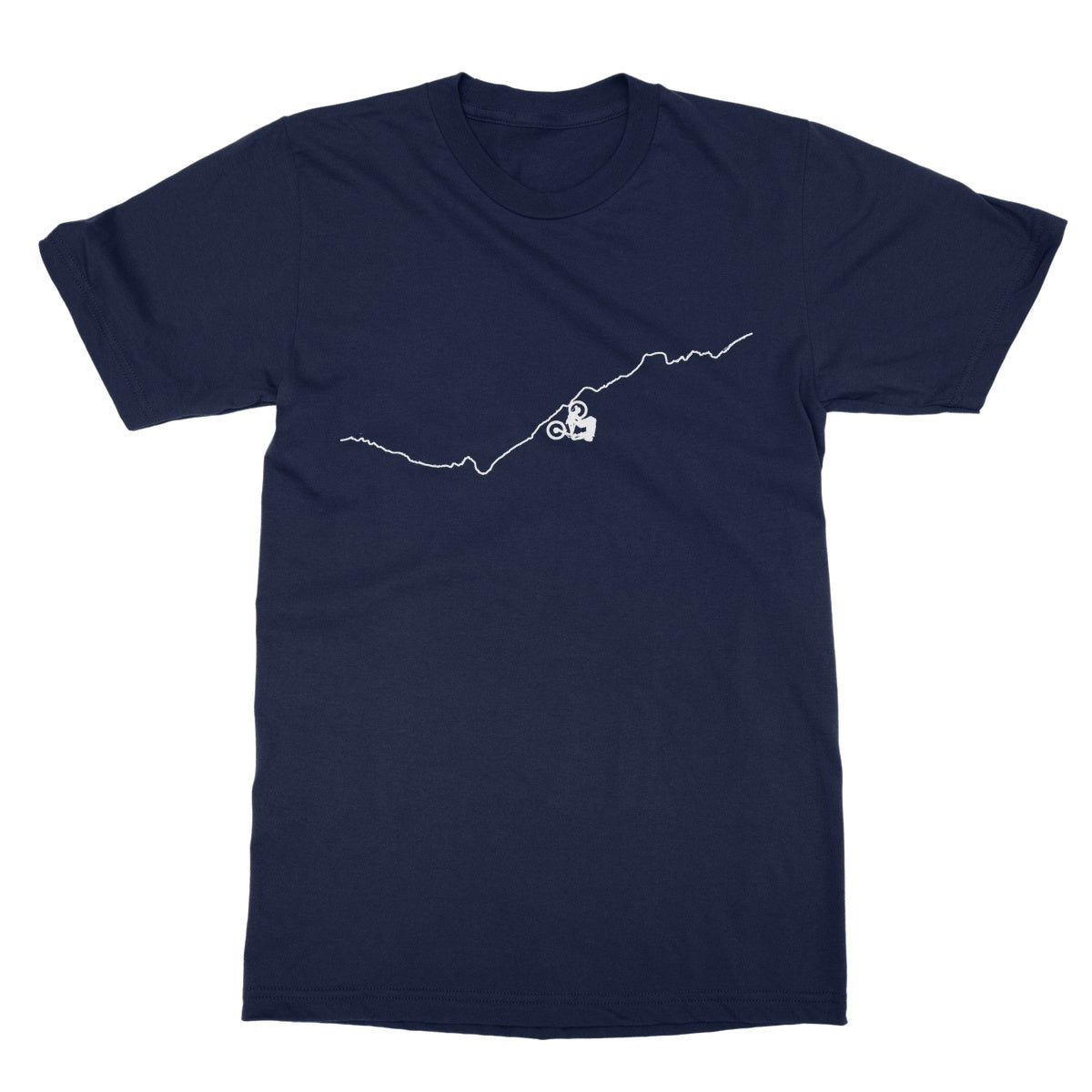 Upside Down Mountain Bike T-Shirt