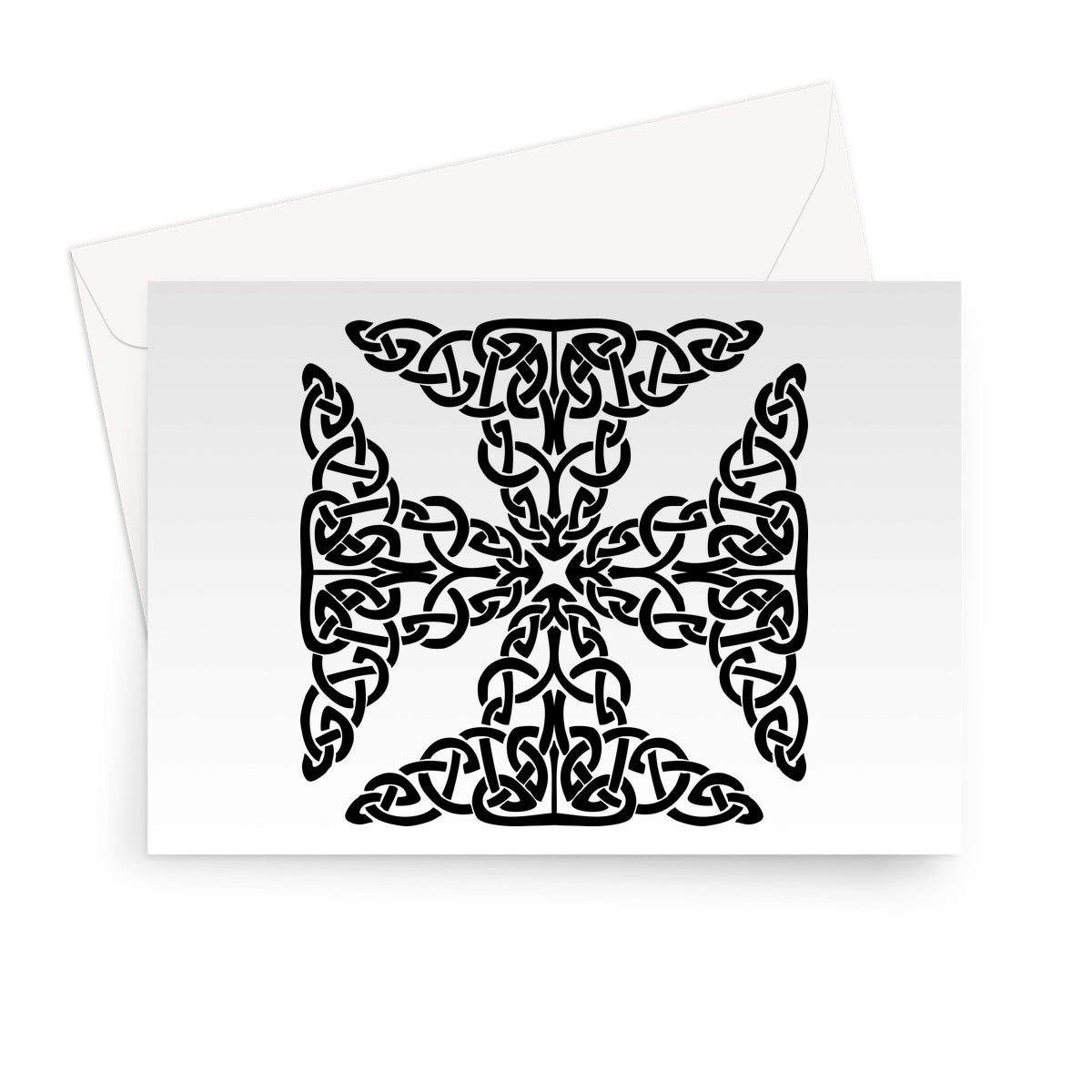 Complex Celtic Cross Greeting Card