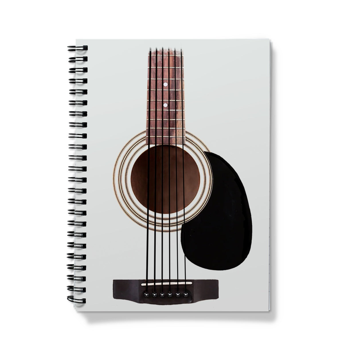 Guitar Neck and Strings Notebook Mudchutney