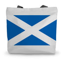 Scottish Saltire Flag Canvas Tote Bag