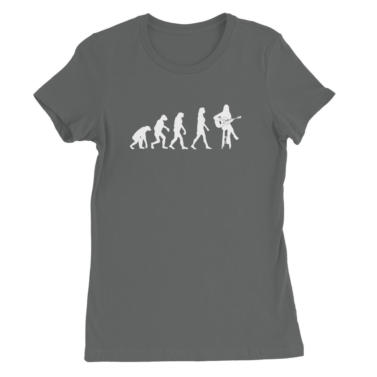 Evolution of Female Guitar Players Women's T-Shirt