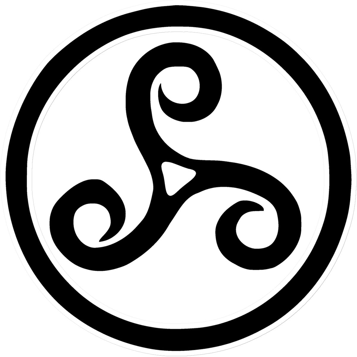 Celtic Triskelion Circle Sticker